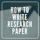 HOW TO WRITE A RESEARCH PAPER آئیکن