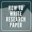 HOW TO WRITE A RESEARCH PAPER icône