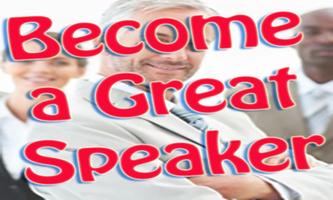 How To Become A Great Speaker Affiche