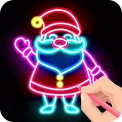 Скачать Draw Glow Christmas 2023 APK