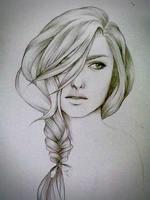 How to Draw Realistic Hair پوسٹر