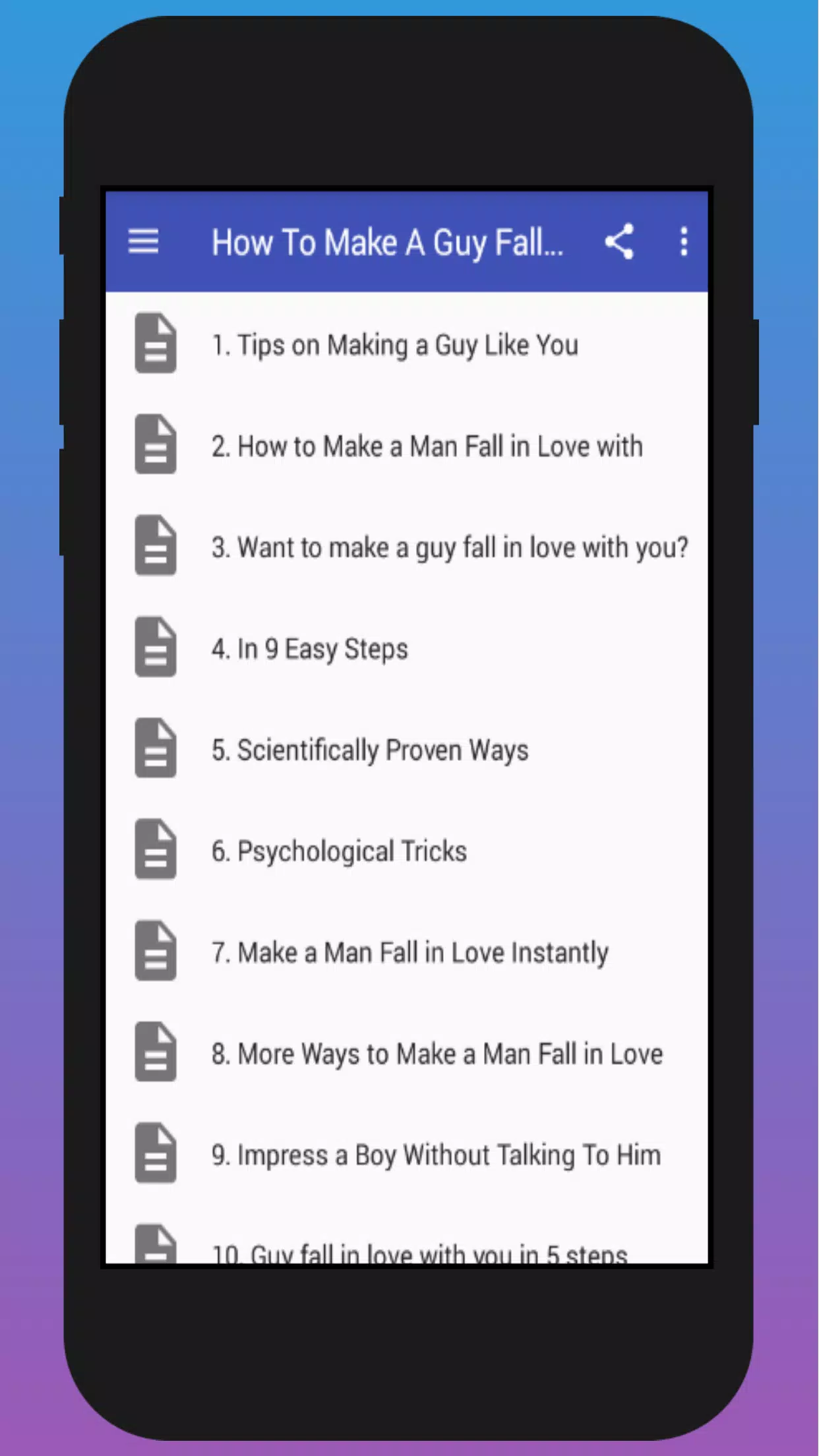How To Make a Guy Fall in Love With You APK for Android Download