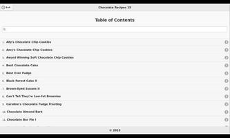Chocolate Recipes 15 постер