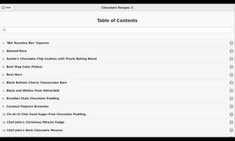 Chocolate Recipes 3 پوسٹر