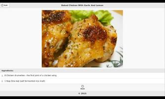 Chicken Recipes 7 capture d'écran 1