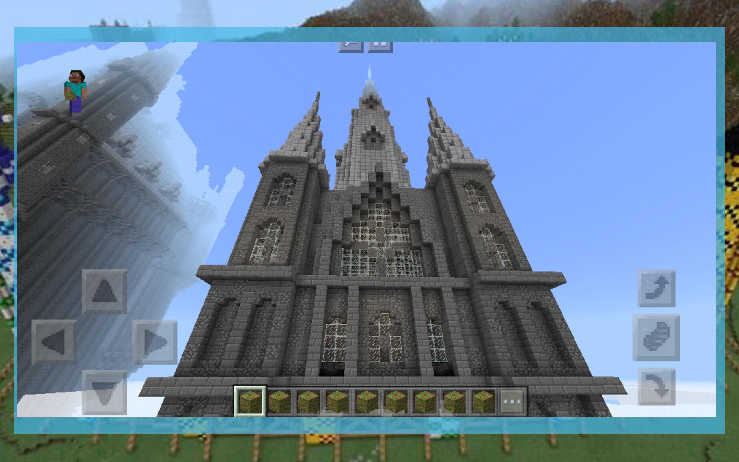 Схема хогвартса для майнкрафт в блоках