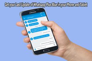 Nuevo WhatsApp Plus Blue Guide Poster