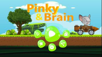 Pinky Racing And Brain Run পোস্টার