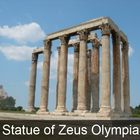 Statue of Zeus at Olympia icône