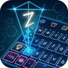 Keyboard-Hologram Neon Theme APK 下載