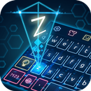 Keyboard-Hologram Neon Theme APK