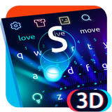 3D Colorful Hologram Keyboard ไอคอน