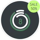 Oreo S8 - Icon Pack icône