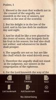 Bible - Psalms تصوير الشاشة 1