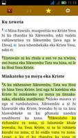 Tsonga Bible Cartaz