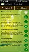 Your Vitamin - Mineral Guide تصوير الشاشة 2