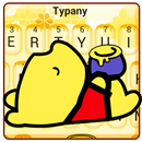 APK Carino giallo miele Winnie Bear Typany Keyboard