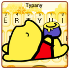 Cute Yellow Bear Keyboard Theme আইকন