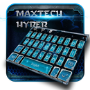 blue biochemical science keyboard tema APK