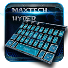 blue biochemical science keyboard tema иконка