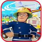 Super Fireman Hero Sam Rescue Game ícone