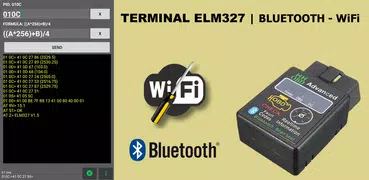 Terminal ELM327 Bluetooth WiFi