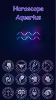 Horoscope Aquarius Theme Affiche