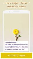 Minimalist Flower Theme Affiche