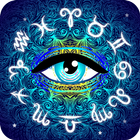 ikon Neon Eye Horoscope Theme