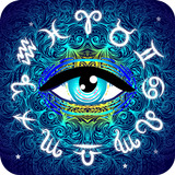 Neon Eye Horoscope Theme ไอคอน