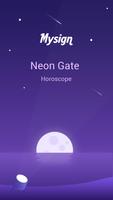Neon Gate Horoscope Theme تصوير الشاشة 1