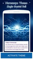 Neon Lightning Horoscope Theme पोस्टर