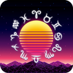 Neon Moon Horoscope Theme