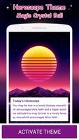 Neon Moon Horoscope Theme Affiche