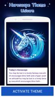 Horoscope - Theme Unicorn Cartaz