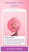 Horoscope-Theme Cherry Blossom Affiche