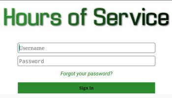 Hours of Service Plakat