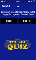 برنامه‌نما True or False LOL Quiz عکس از صفحه