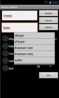 Hausa Swahili Dictionary capture d'écran 1