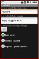 iNotify Lite - Auto Text Reply الملصق