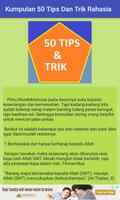 Kumpulan Tips Dan Trik Rahasia plakat