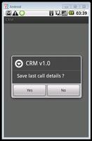 CRM - Call manager स्क्रीनशॉट 1
