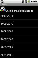 French Europe Football History capture d'écran 2
