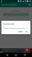 برنامه‌نما Test IDs for AdMob عکس از صفحه