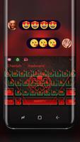 Red octopus Keyboard for Hail HYDRA poster