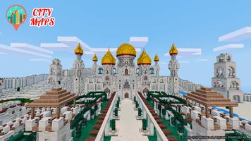 Cities Minecraft maps Affiche