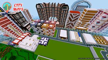 Cities Minecraft maps captura de pantalla 1