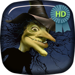 Halloween Witch Live Wallpaper