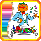 ikon Halloween Coloring Book
