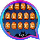 Halloween Pumpkin Theme&Emoji Keyboard ไอคอน